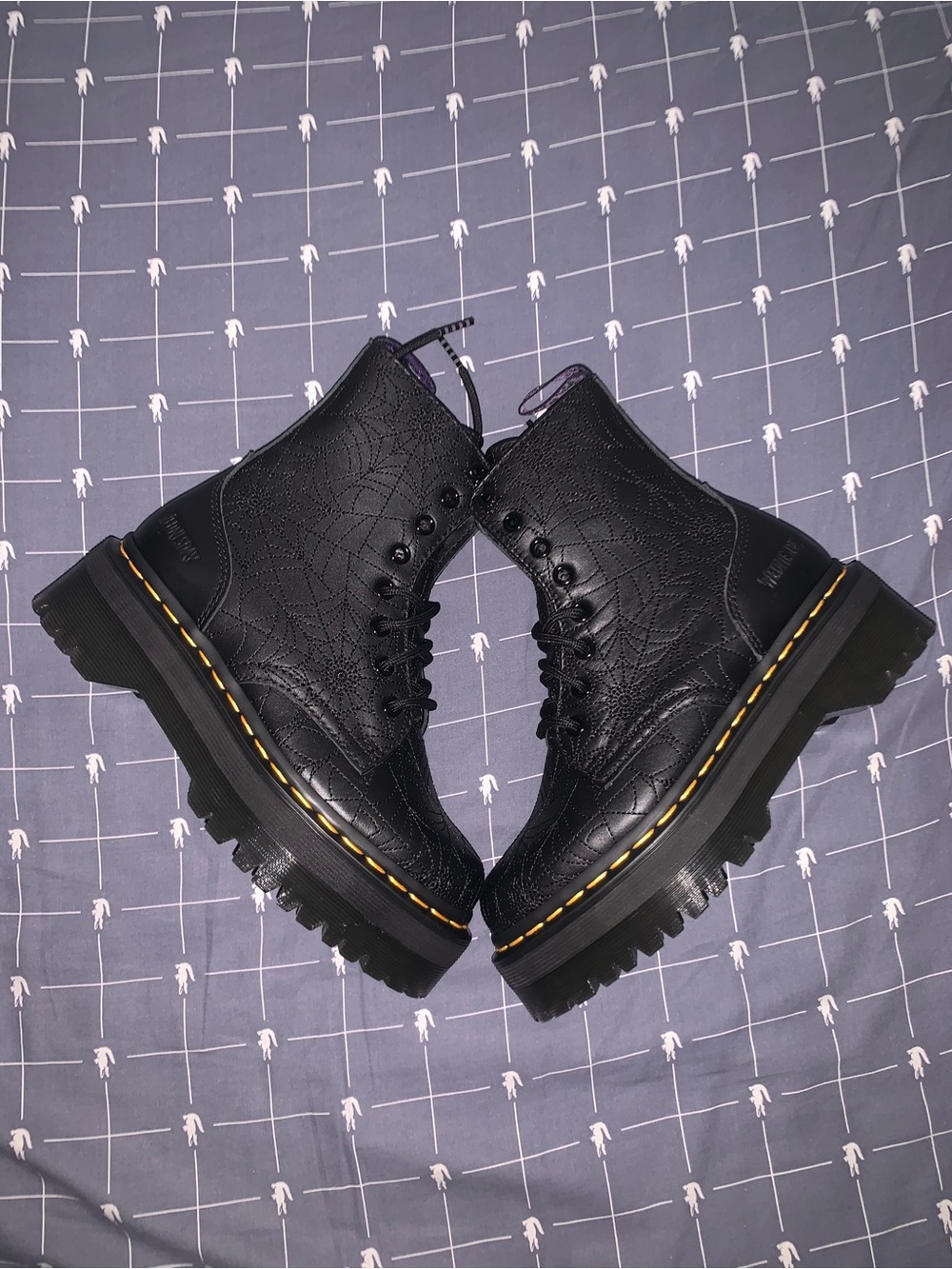 Dr. Martens Jadon Platform x Wednesday Black 32224001 Size: 6 Women/ 5 Men